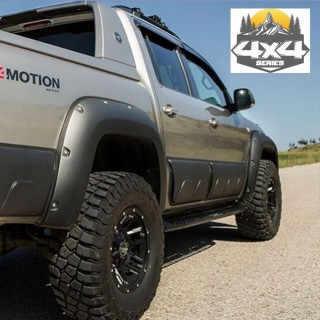 Door and Bed Side Cladding Volkswagen Amarok 2010-2021 — ABS, Matt Black - view 2