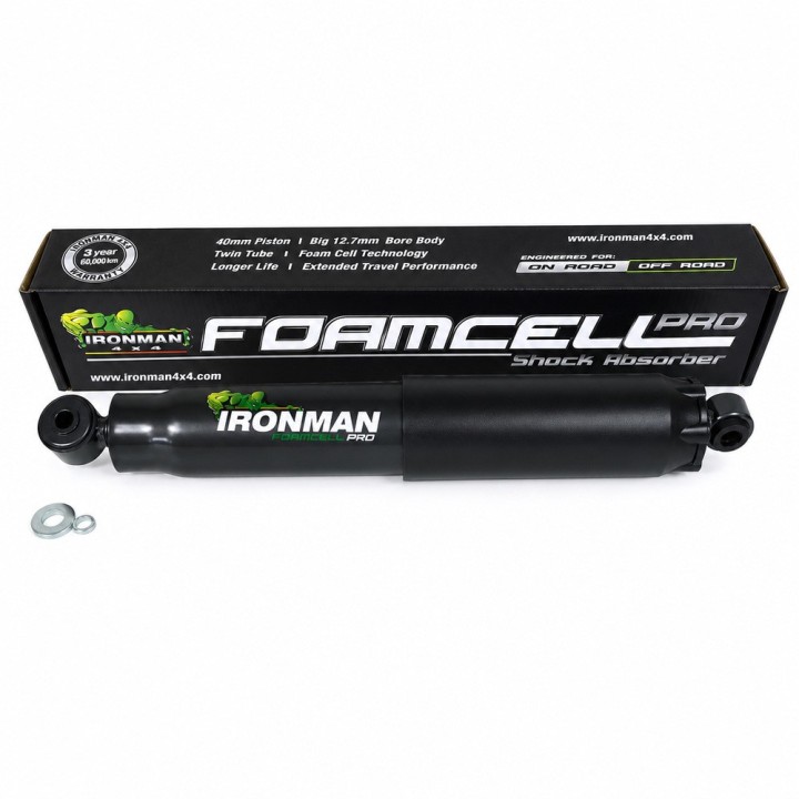 Rear shock absorber Ironman 4x4 Foam Cell Pro, 2" lift — Nissan Navara D40, Nissan Xterra (45717FE) - view 4