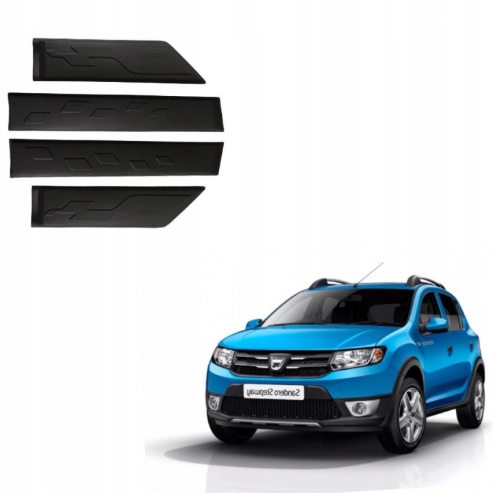 Door Protection Moulding Set Dacia Sandero Stepway II 2012-2020, 4 pcs