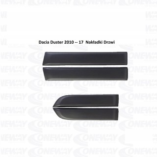 Door Protection Trims Dacia Duster 2010-2017, set of 4