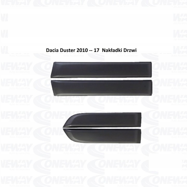 Door Protection Trims Dacia Duster 2010-2017, set of 4