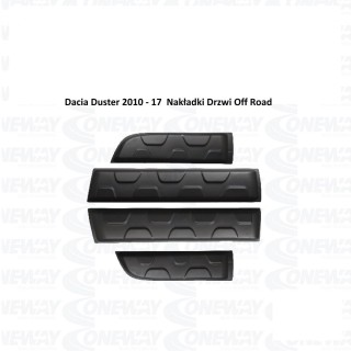 Off Road Door Protection Trims Dacia Duster 2010-2017, set of 4
