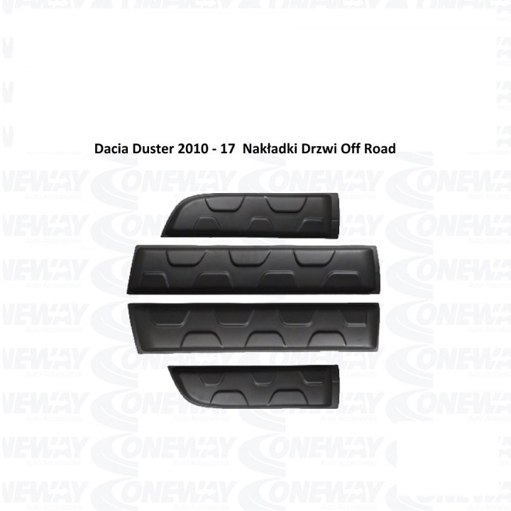 Off Road Door Protection Trims Dacia Duster 2010-2017, set of 4