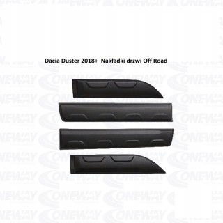 Off Road Door Protection Trims Dacia Duster 2018-2022, set of 4