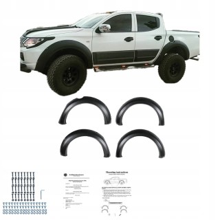 Fender Flares for Mitsubishi L200 2015-2019, set of 4