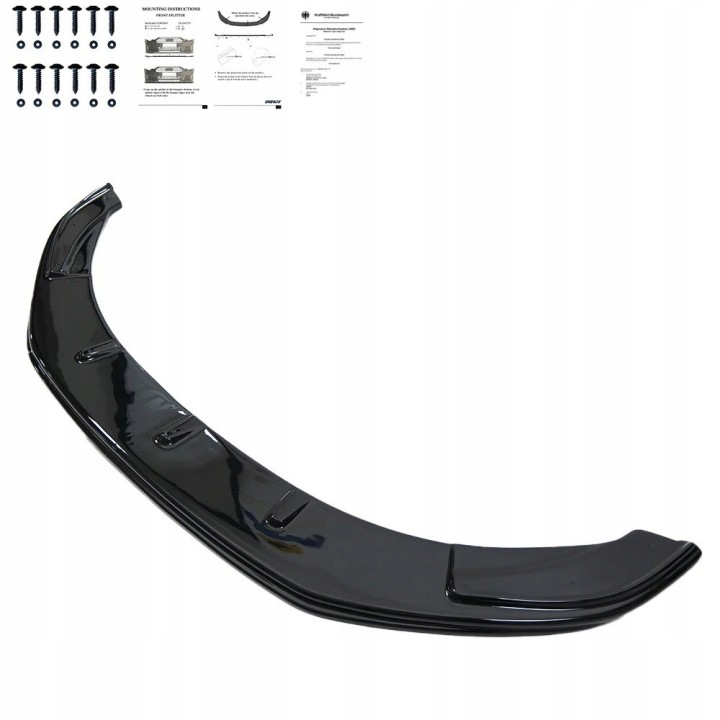 Front Bumper Splitter VW Caddy MK4 2015-2021 - view 2