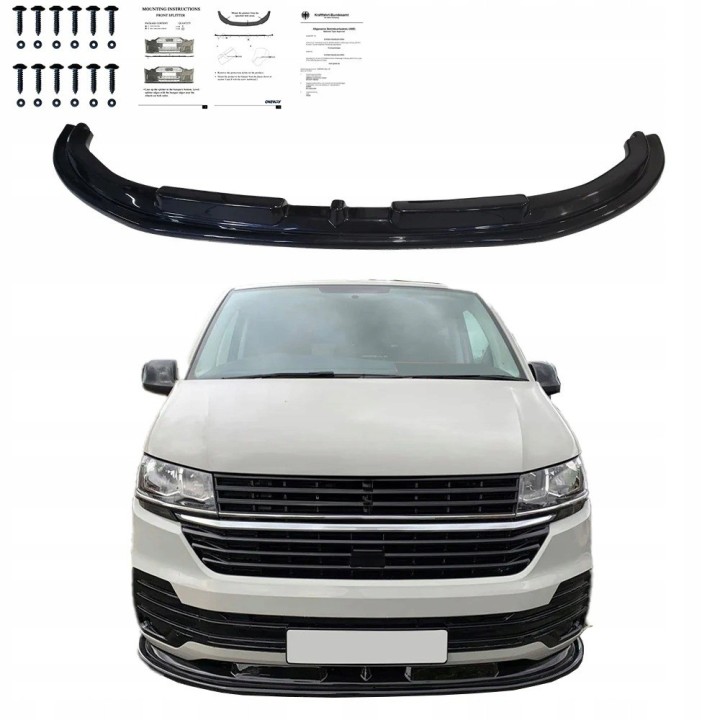 Front Bumper Splitter VW T6.1 2019+ Version 1 - view 2