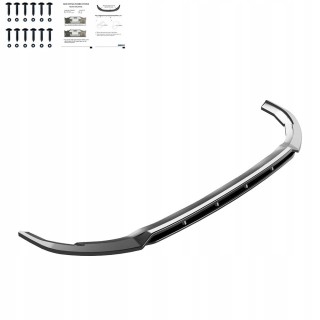 Front Bumper Splitter Ford Transit Custom 2023+ Version 2 - view 2