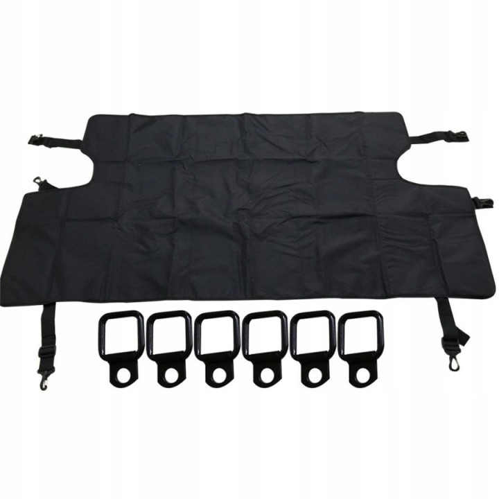 Cargo Cover Jeep Wrangler JK 2007-2017