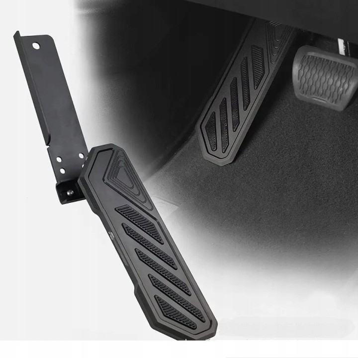 Left Dead Pedal — Jeep Wrangler JK/JKU 2007-2017, Aluminium