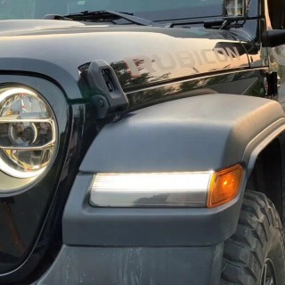 TopFire Fender Flare Lights Jeep Wrangler JL 2018-2025 and Gladiator JT 2020-2025 Rubicon / Sahara