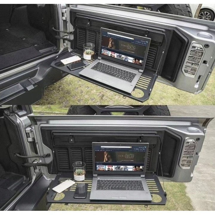 TopFire Aluminium Tailgate Table Jeep Wrangler JL 2018+