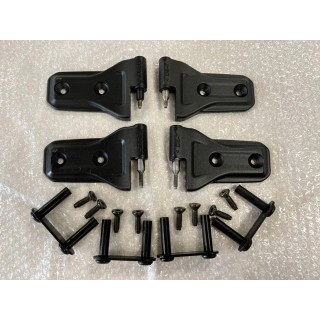 Door Hinges — Jeep Wrangler JL 2D 2018-2022, Aluminium