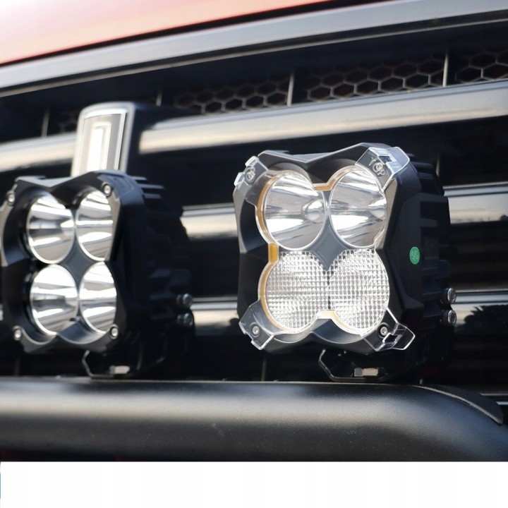 LED Light Kit 2 x 48 W with Beam Pattern Covers - view 4