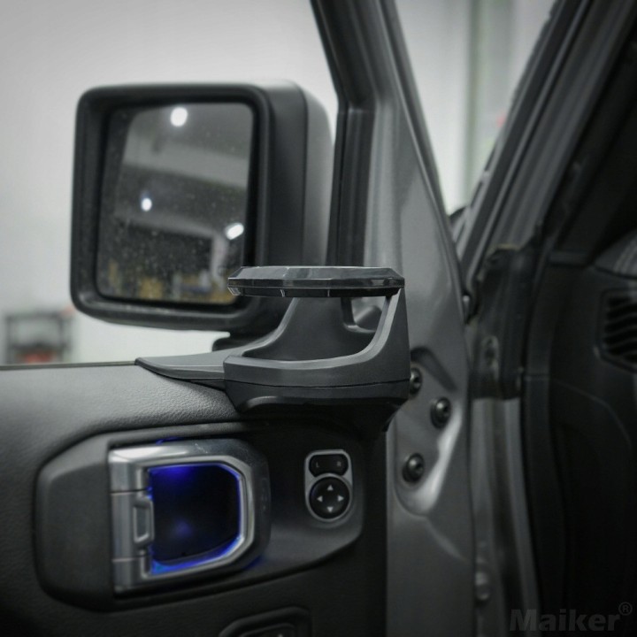 Front Door Cup Holders Jeep Wrangler JL 2018+ / Gladiator JT 2020+