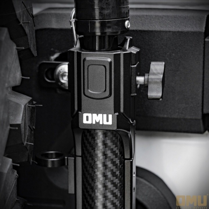 OMU Antenna and Flag Mount Jeep Wrangler JK / JL - view 3