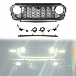 LED Grille Jeep Wrangler JL and Gladiator JT with camera