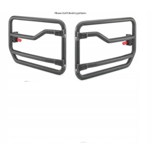 Tube Doors Jeep Wrangler JL 2018+ 2-door — complete set with hinges, latches and mirrors