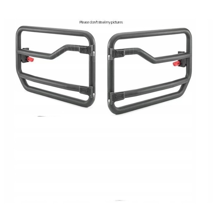 Tube Doors Jeep Wrangler JL 2018+ 2-door — complete set with hinges, latches and mirrors