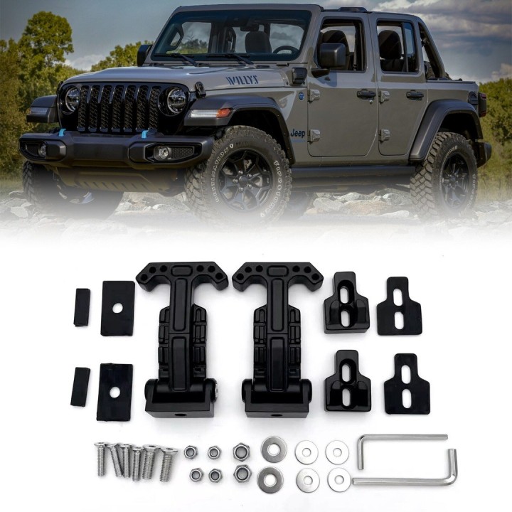 TopFire Side Hood Latches Jeep Wrangler JL 2018+ — set