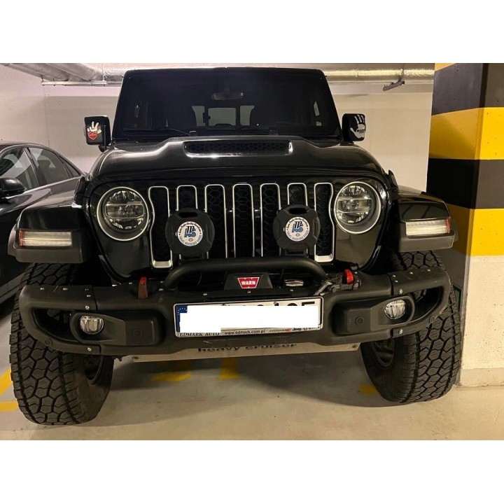 Aluminium Front Bumper with Bull Bar Jeep Wrangler JL / Gladiator JT — no PDC