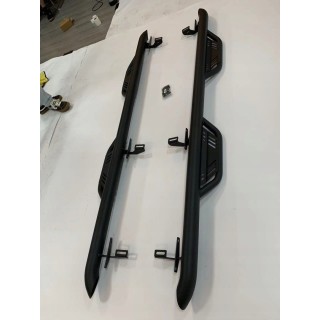 TopFire Steel Side Steps Jeep Wrangler JL 2018-2026 — set, powder-coated steel