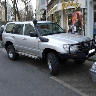 Snorkel Snakeman 4WD, right side — Toyota Land Cruiser HDJ100/HDJ101, Toyota Land Cruiser HZJ105 (SNS100B) - view 2