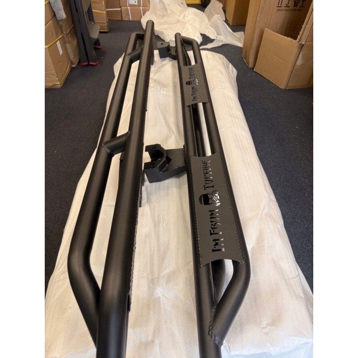 TopFire Tubular Steel Side Steps Jeep Wrangler JL 4-door 2018-2026 - view 3