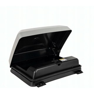 Side Storage Box — window-height case Land Rover Defender, satin matt silver - view 2