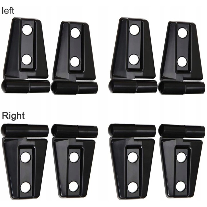 Door Hinge Covers Jeep Wrangler JK 4-door 2007-2017 - view 2