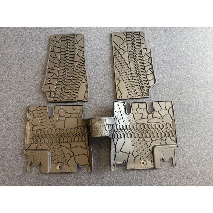 Floor Mat Set Jeep Wrangler JKU 4-door 2007-2011