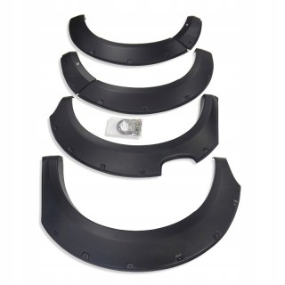 Fender Flares Ford Ranger T9 2022+ — +6-7 cm, Black, Bolt-Look, PDC Version - view 2
