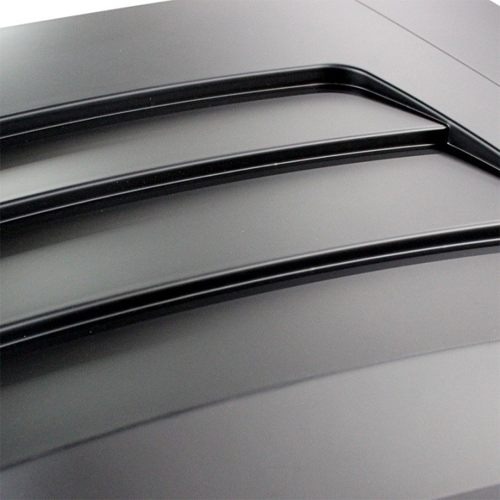 Bonnet Cover Toyota Hilux 2015-2020 — ABS with UV Additive, Matt Black, Tape-On - view 2