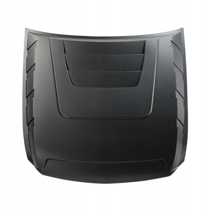Bonnet Cover Toyota Hilux 2015-2020 — ABS with UV Additive, Matt Black, Tape-On - view 3