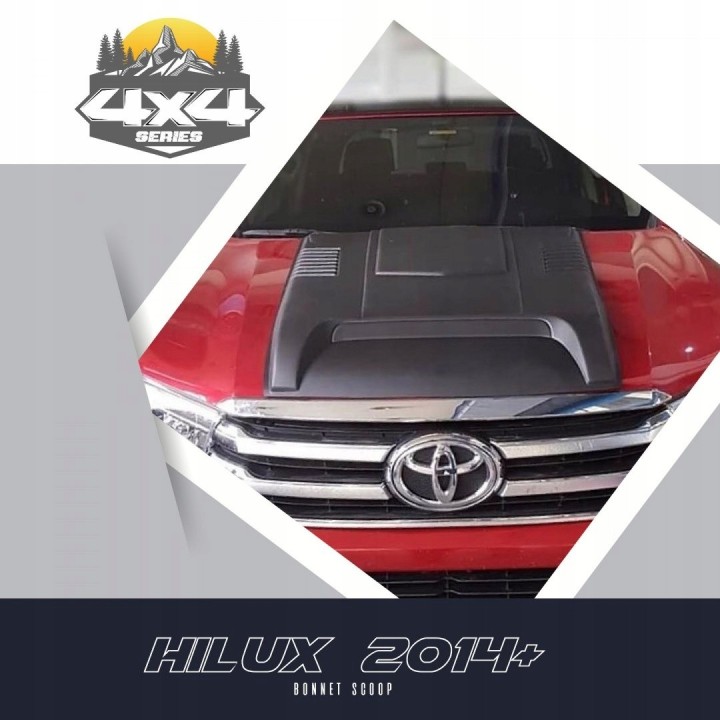 Bonnet Scoop / Hood Cover Toyota Hilux 2014+