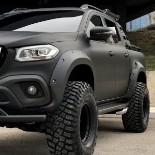 TopFire Fender Flares for Mercedes X-Class, set of 4
