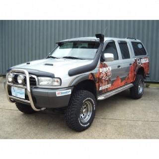 Snorkel Snakeman 4WD, left side — Mazda B Series, Ford Ranger (SNSK7A) - view 2
