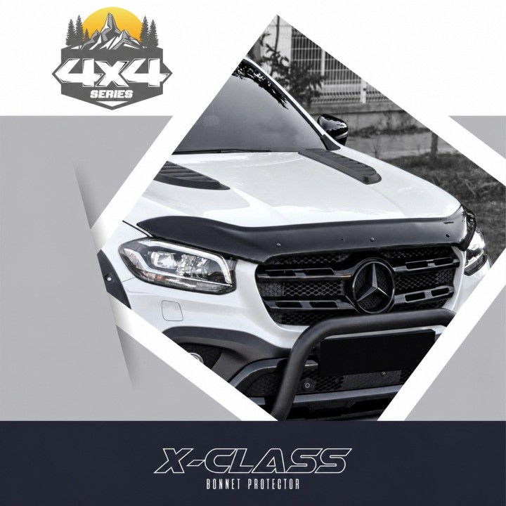 Bonnet Protector Mercedes X-Class — Gloss Black