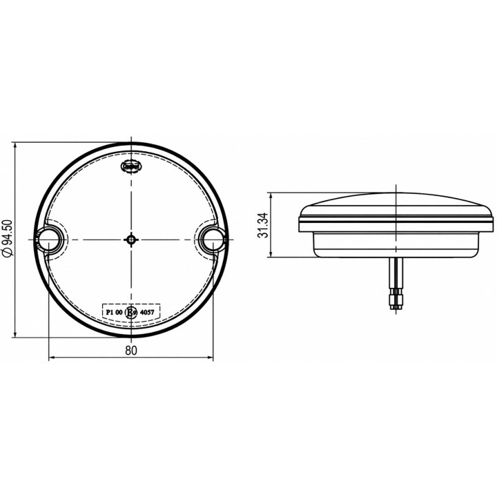 LED Combination Lamp — Tail, Brake, Indicator, 10–30 V - view 2