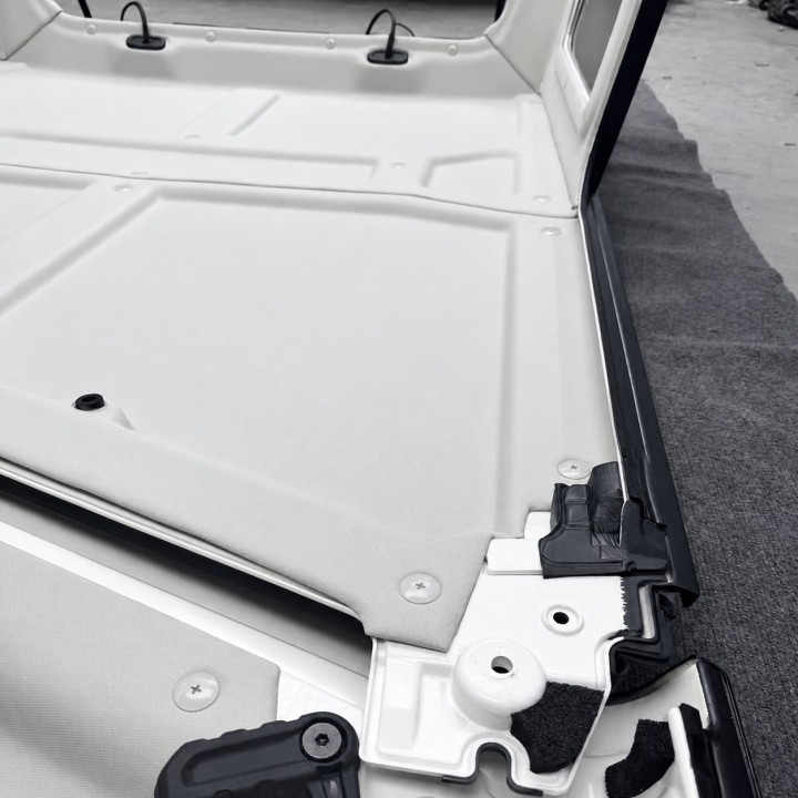 TopFire Headliner Jeep Wrangler JLU 2018-2024 — Light Grey, Alcantara-Look - view 4