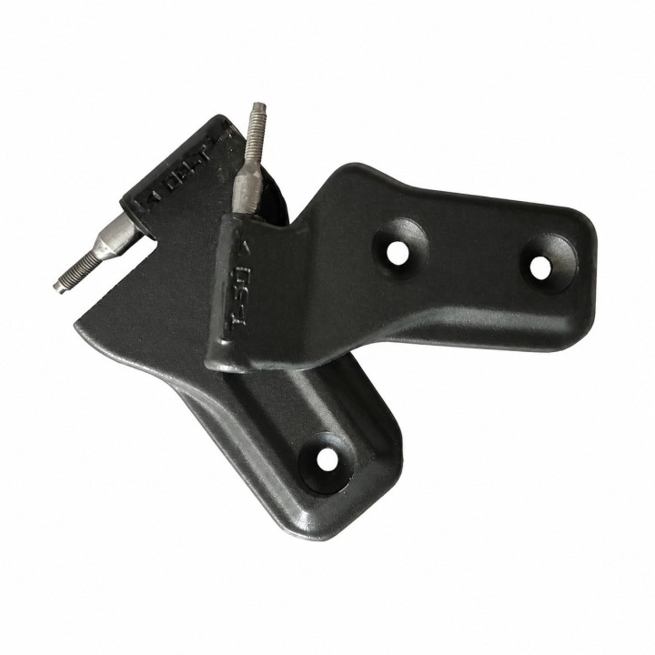 Door Hinges Jeep Wrangler JL/JLU 2018-2022 and Gladiator JT 2019-2022 — Aluminium, Matte Black - view 5