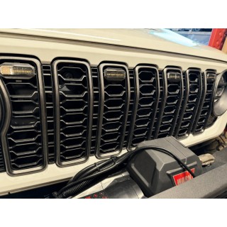 Grille Lights Jeep Wrangler JL and Gladiator — White