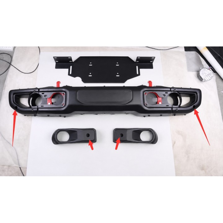 Aluminium Front Bumper Jeep Wrangler JL 2018+ / Gladiator JT 2020+