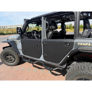 Aluminium Doors Jeep Wrangler JLU 2018-2025 / Gladiator JT 2019-2025 — Set of 4