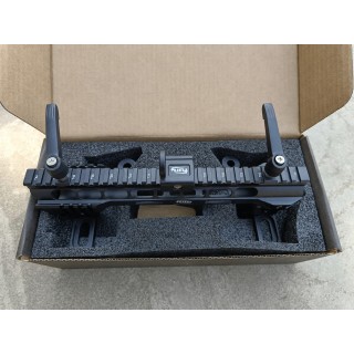 FURY Antenna and Flag Mount for Spare Wheel Carrier Jeep Wrangler JK / JL — Black - view 2