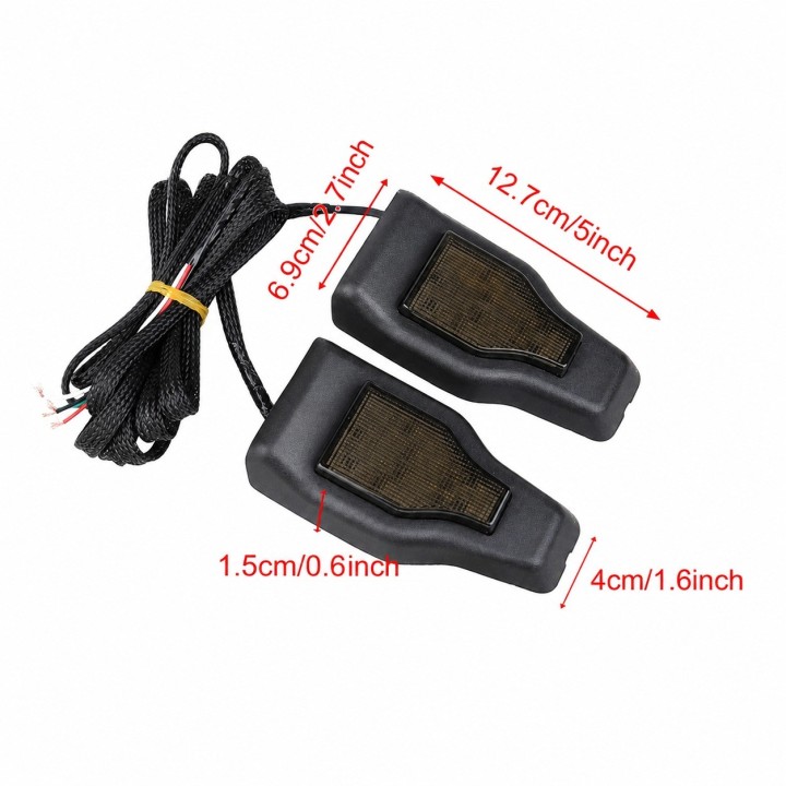 LED Lamps for Tailgate Glass Hinges Jeep Wrangler JL / JLU 2018+ — Set of 2