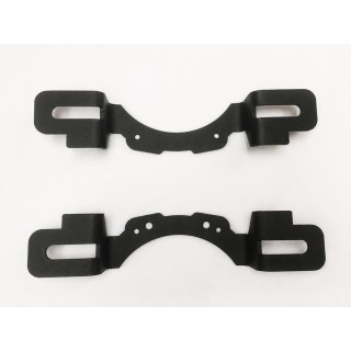 Fog Light Brackets for the Anniversary Bumper, Jeep Wrangler JK — Set