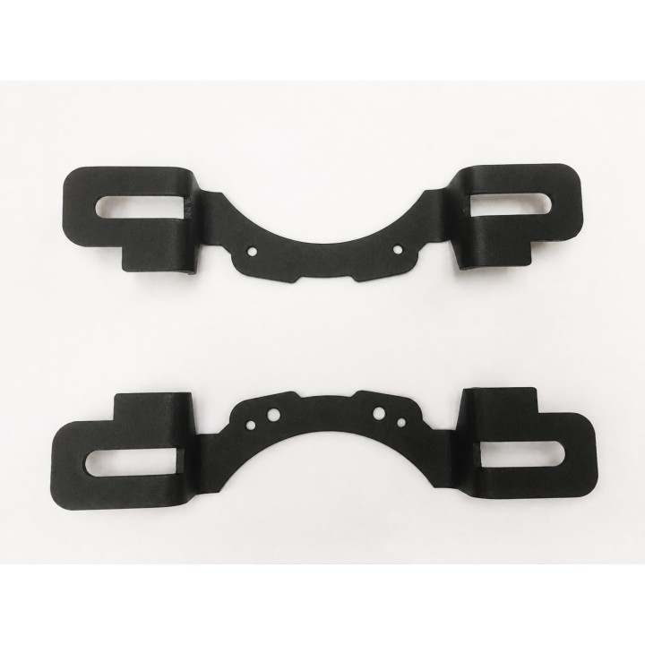 Fog Light Brackets for the Anniversary Bumper, Jeep Wrangler JK — Set