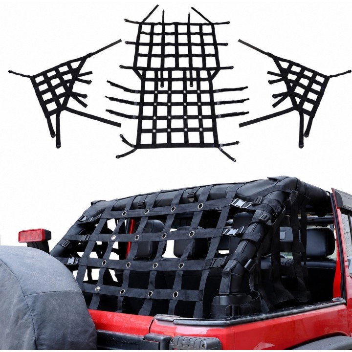 Cargo Nets Jeep Wrangler JLU 2018+ — Set