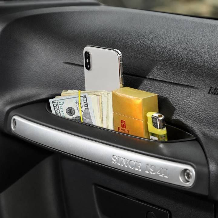 Dash Organizer Jeep Wrangler JK / JKU — Passenger Side Tray - view 3